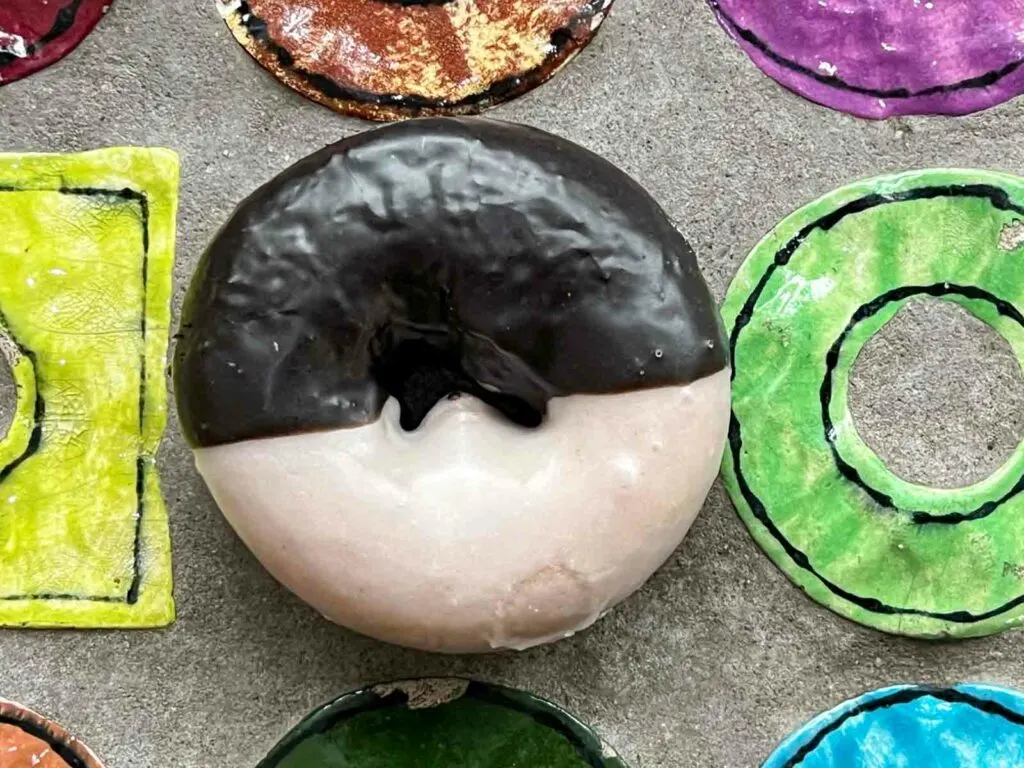 Black and White Donut at Doughnut Plant in New York City
