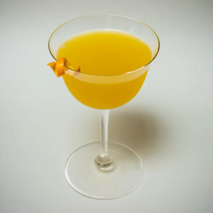 Bronx Cocktail with White Background