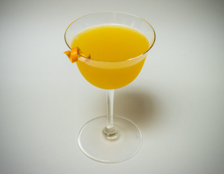 Bronx Cocktail with White Background