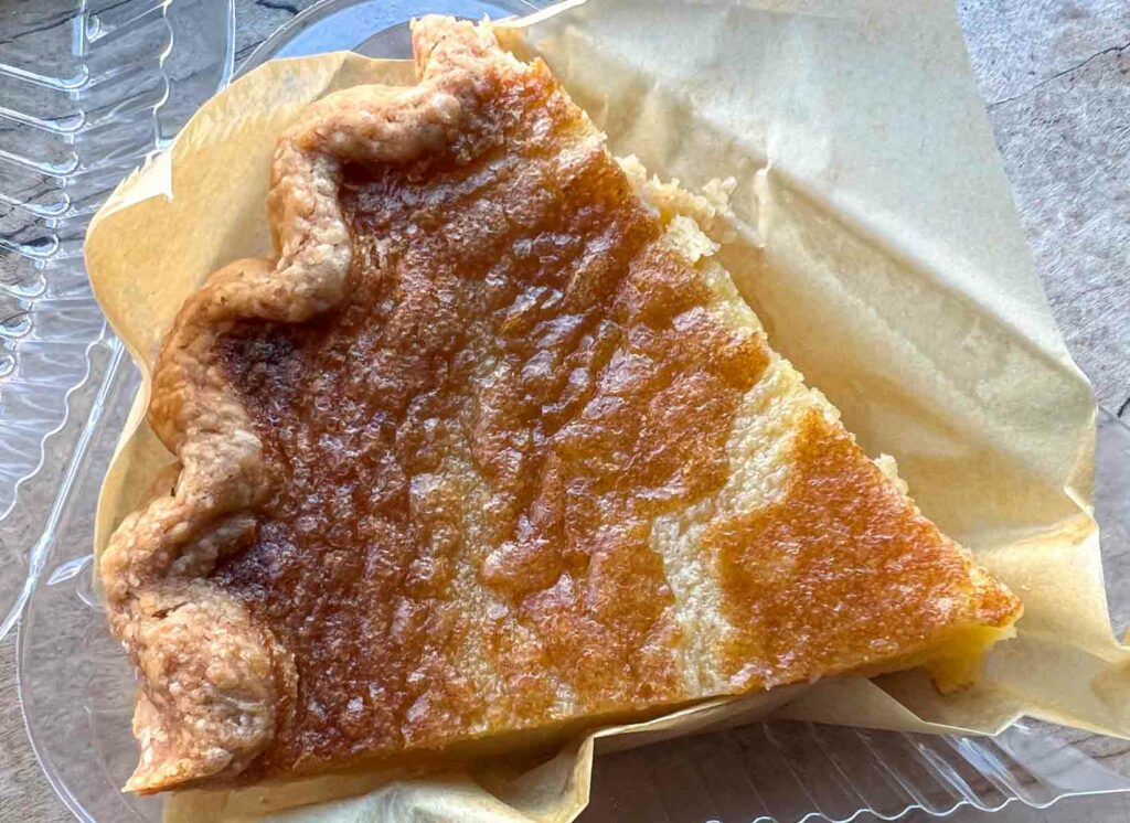 Classic Lemon Chess Pie at Petees Pie Company in New York City