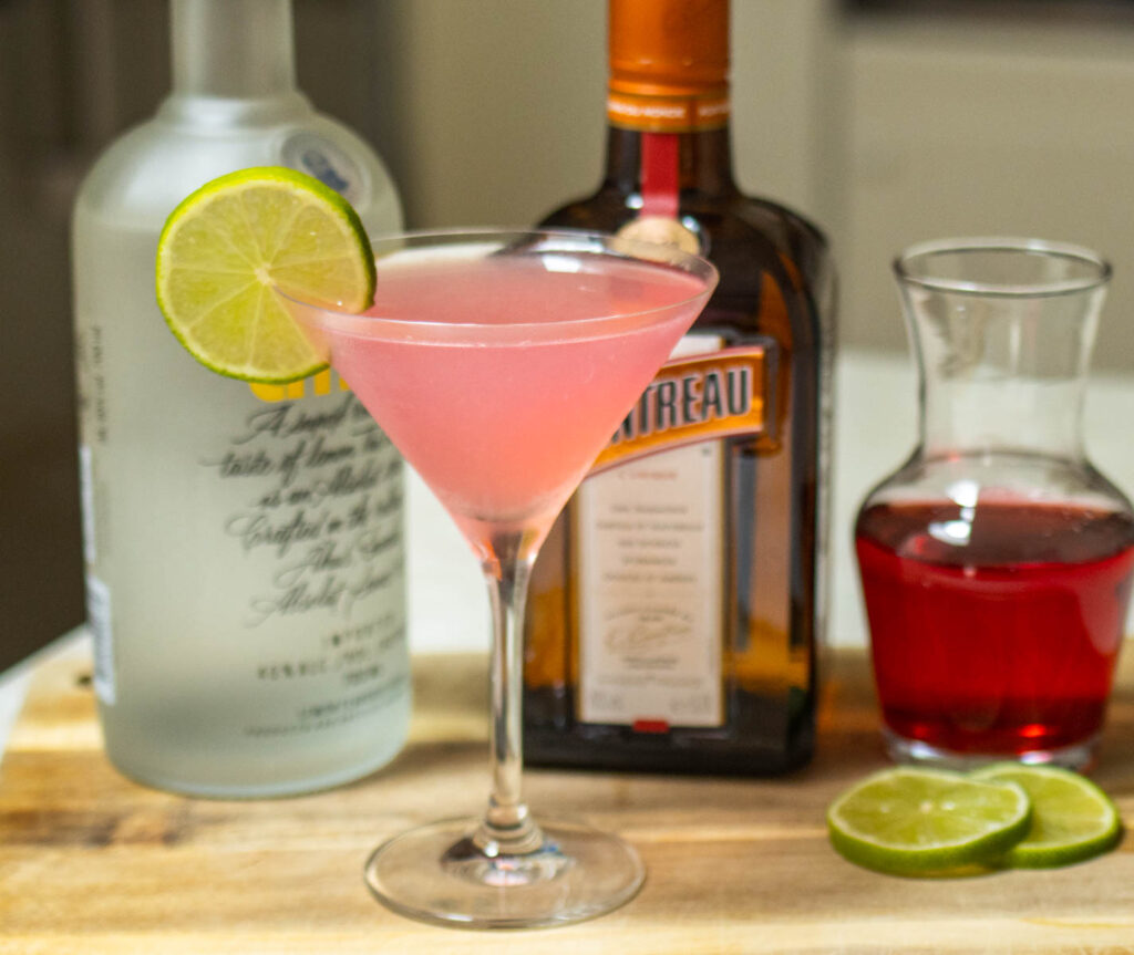 Crafted Cosmopolitan Cocktail