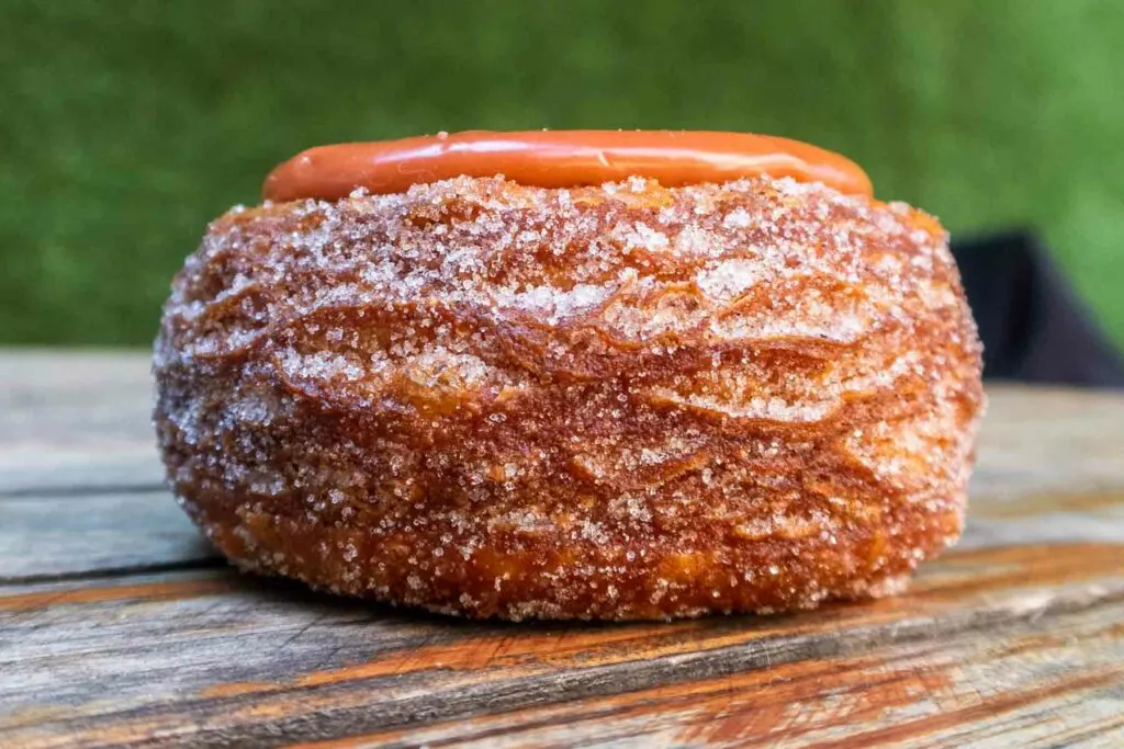 Cronut from the Side at Dominique Ansel Bakery in New York City