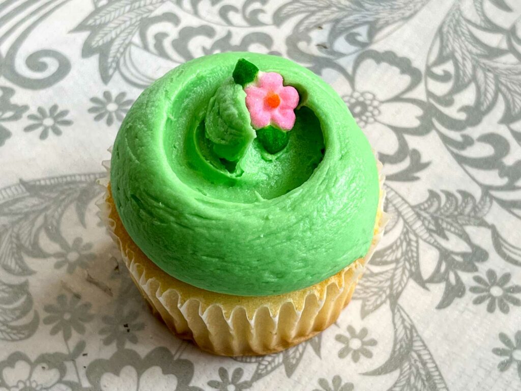 Cupcake at Magnolia Bakery in New York City