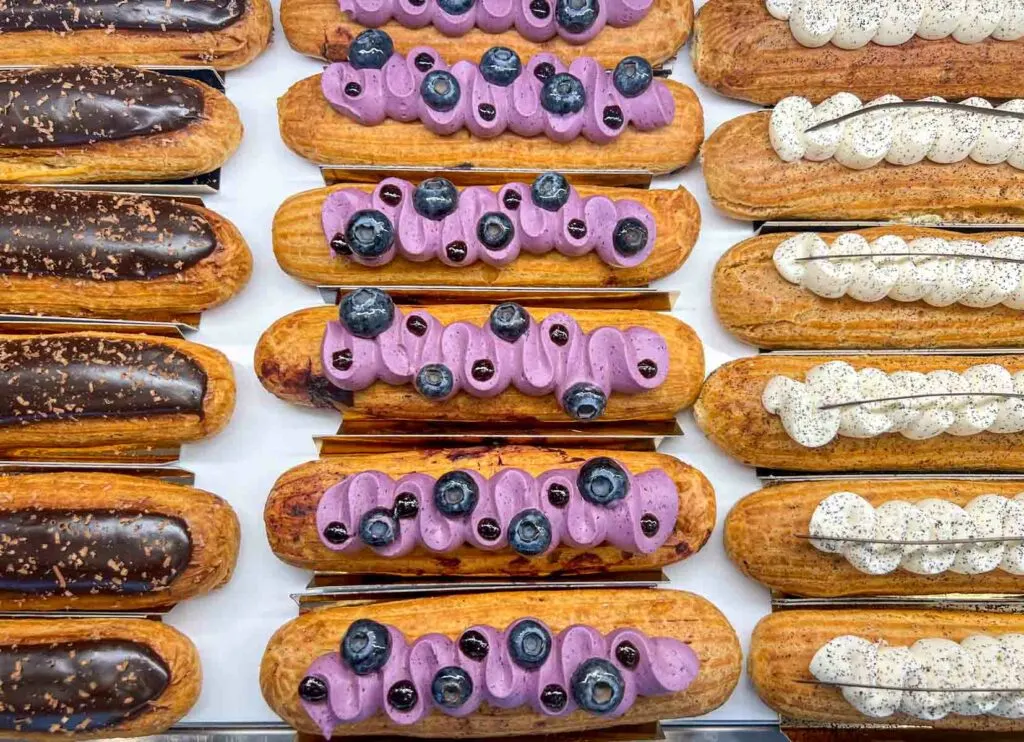 Eclairs at Petit Choux in New York City