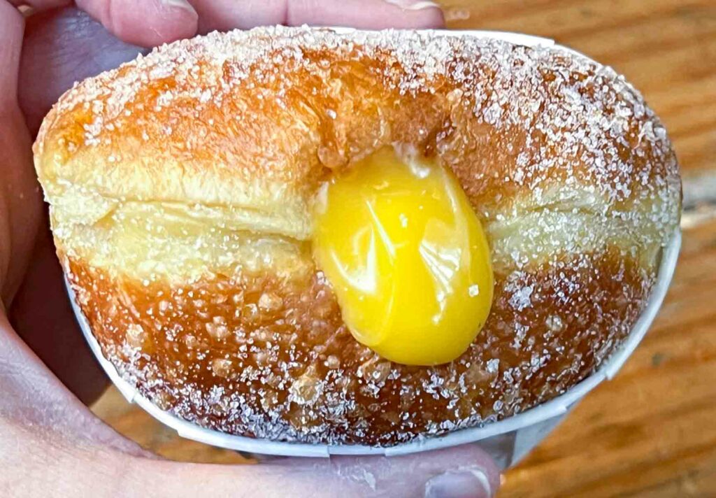 Passionfruit Donut at Supermoon Bakehouse in New York City.