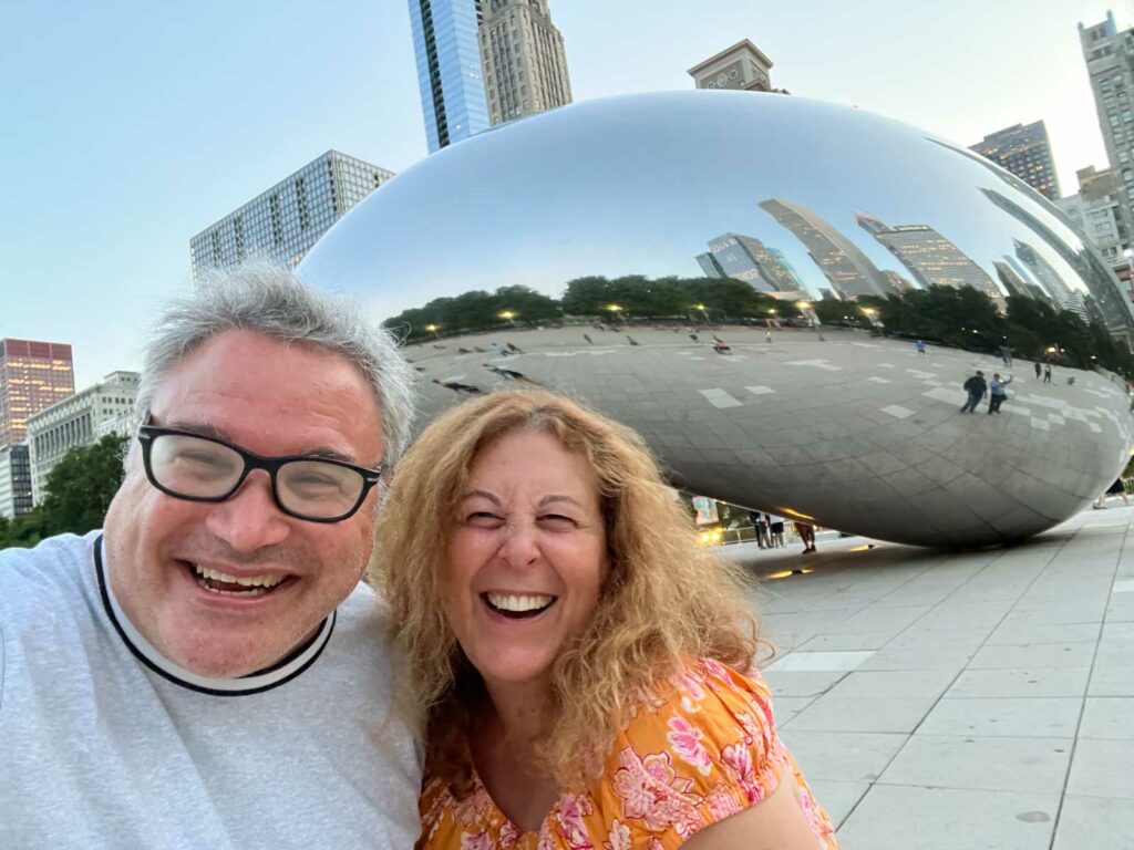 Selfie at the Bean in Chicago