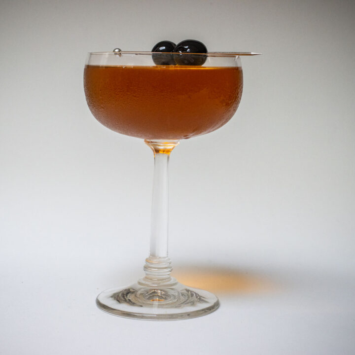 Brooklyn Cocktail with White Background