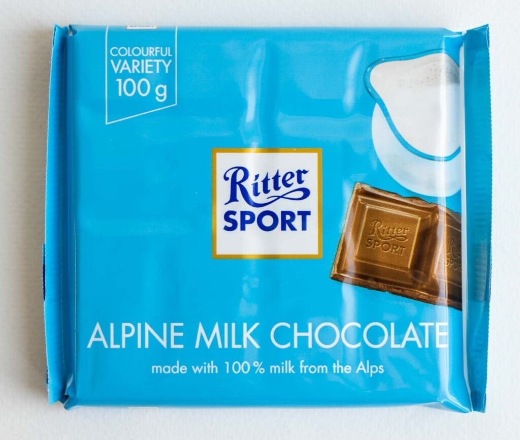 Ritter Alpine Milk Chocolate Bar