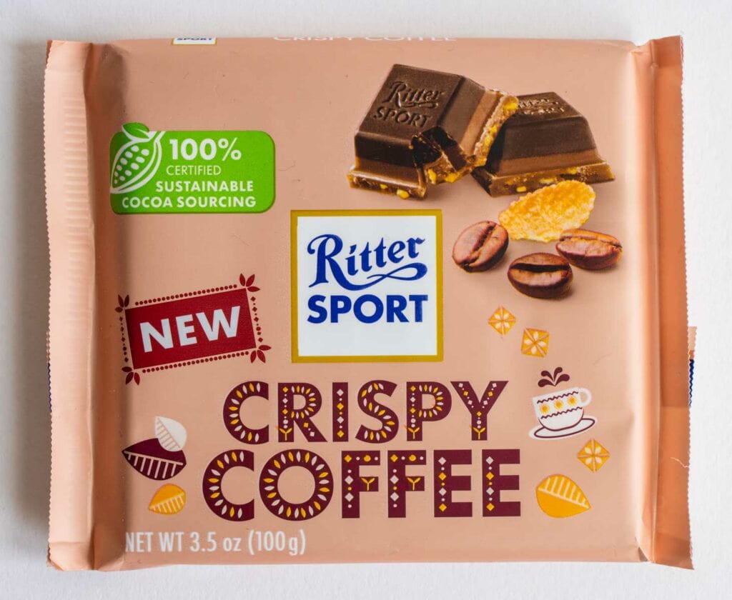 Ritter Crispy Coffee Bar in Wrapper