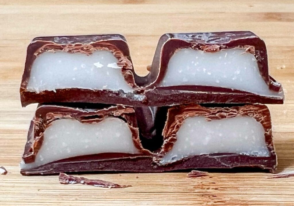 Ritter Peppermint Bar Cross Section