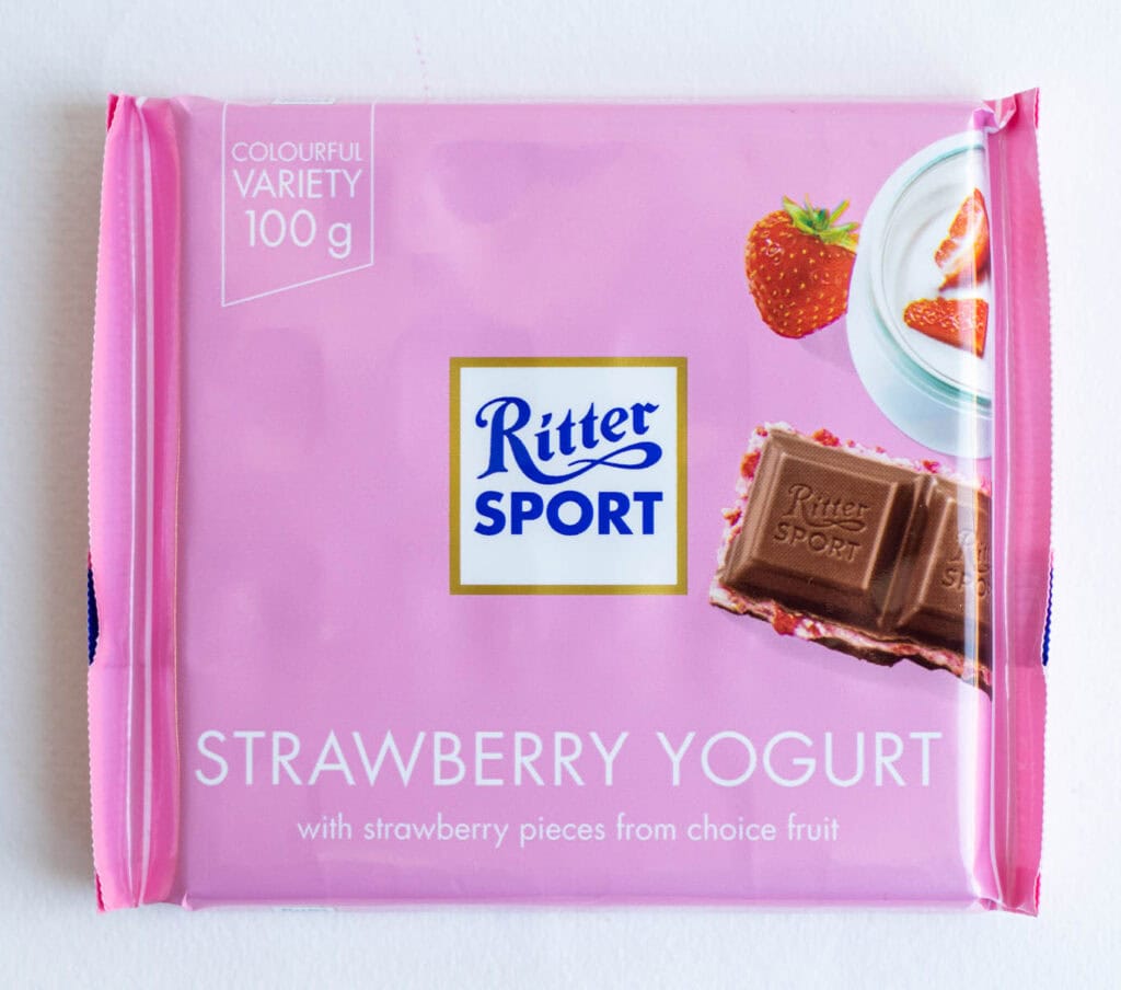Ritter Strawberry Yogurt in Wrapper Bar