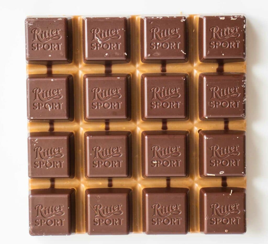 Unwrapped Ritter Crispy Coffee Bar