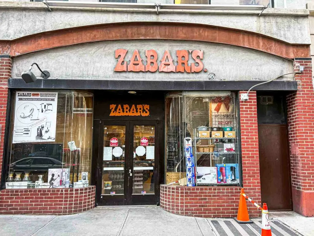 Zabars Cafe in NYC