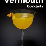Pinterest image: photo of Old Pal Cocktail with caption reading "Dry Vermouth Cocktails"