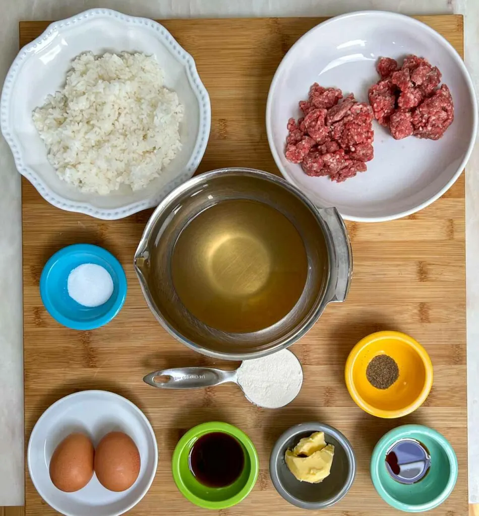 Mise en Place for Loco Moco