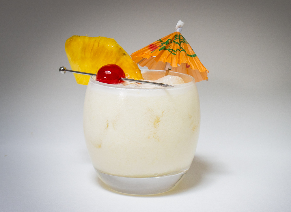 Pina Colada with White Background