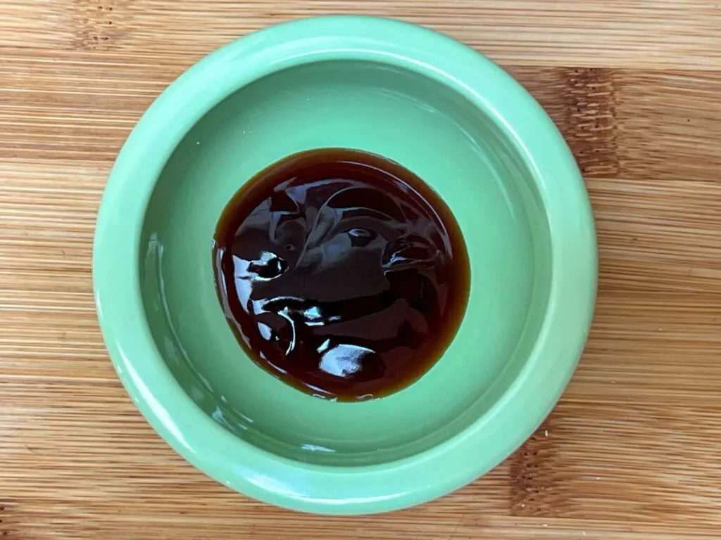 Oyster Sauce in a green bowl