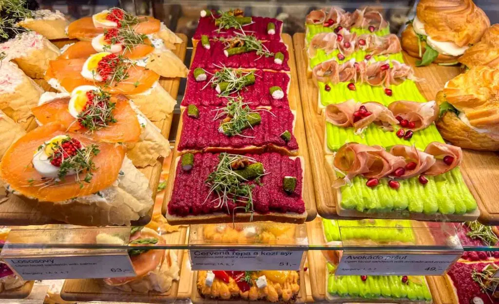 Sandwich Counter at Sisters Bistro in Prague