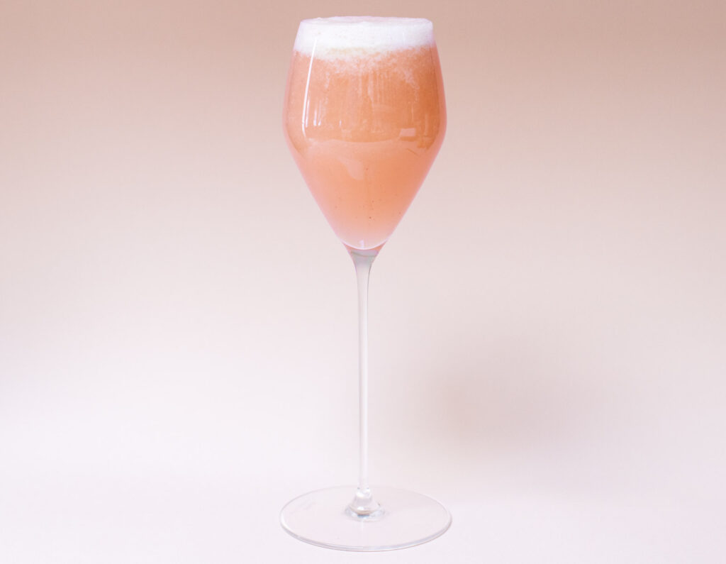 Bellini with Pink Background