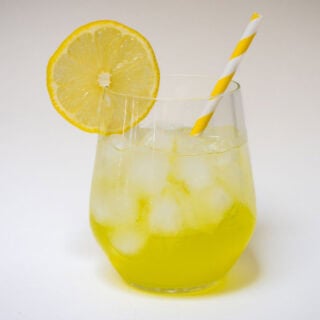 Limoncello Spritz with Straw