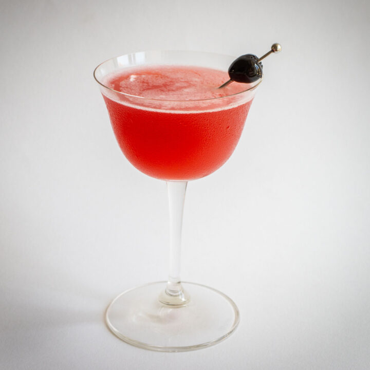 Mary Pickford Cocktail with Garnish