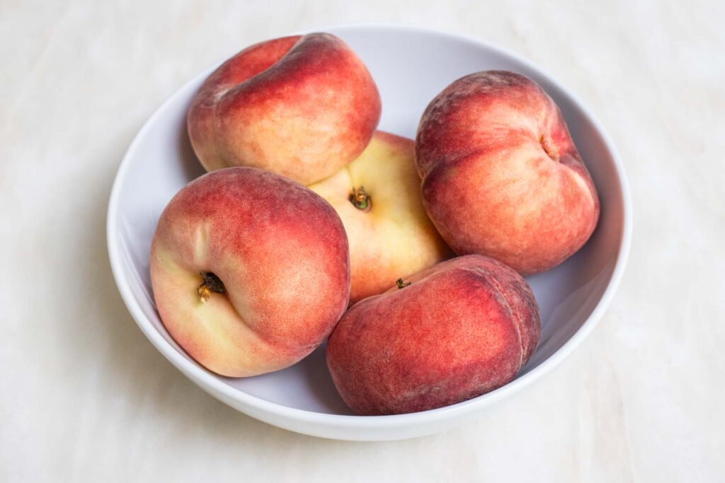 Peaches in Bowl