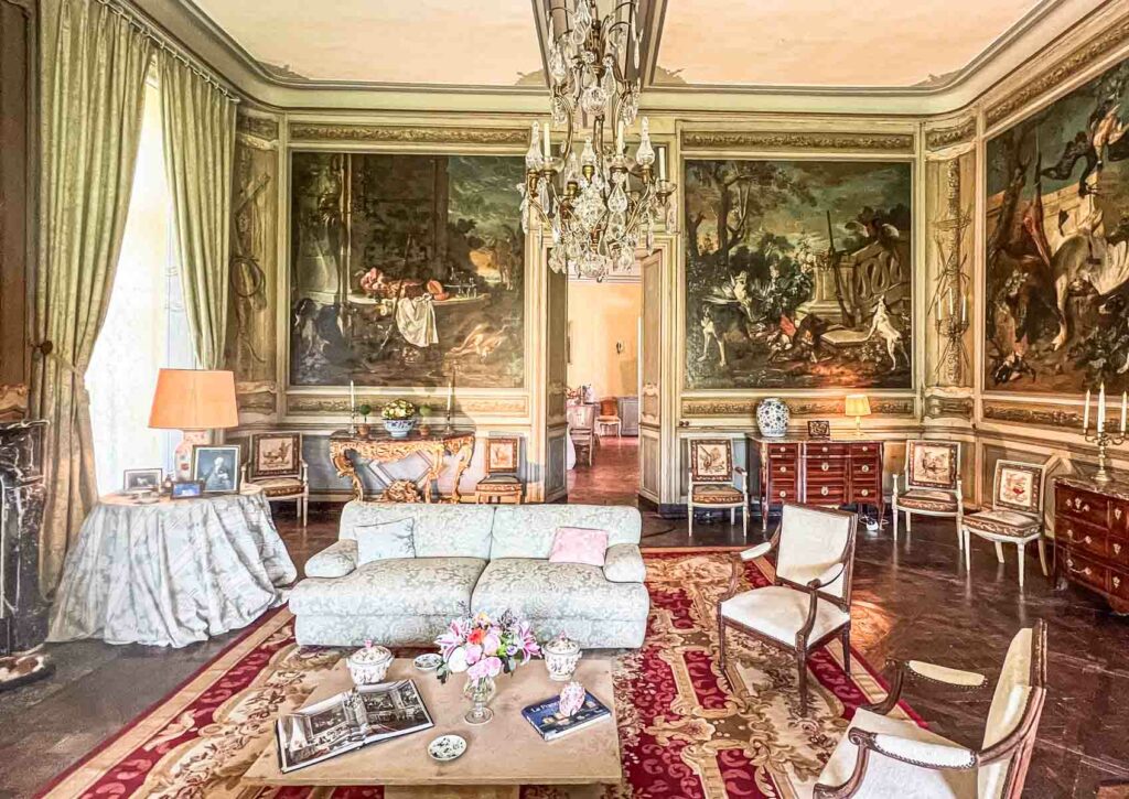 Inside Chateau de Conde in Aisne