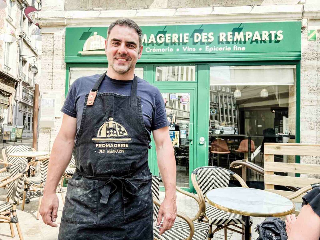 Owner at Fromagerie des Ramparts in Laon France