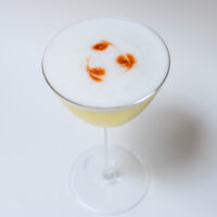 Pisco Sour from Above