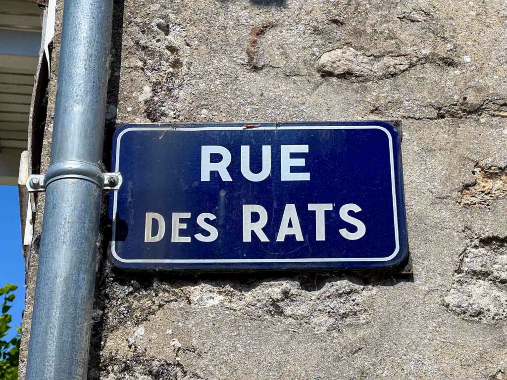 Rue des Rats in La Ferte Milon France