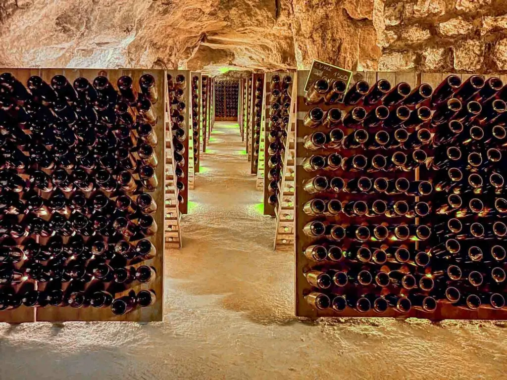 Underground at Champagne Pannier in Aisne