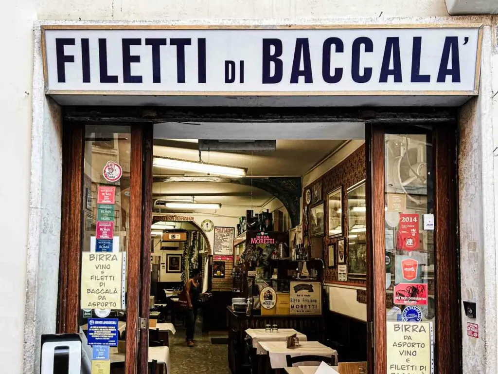 Filetti di Baccala Shop in Rome
