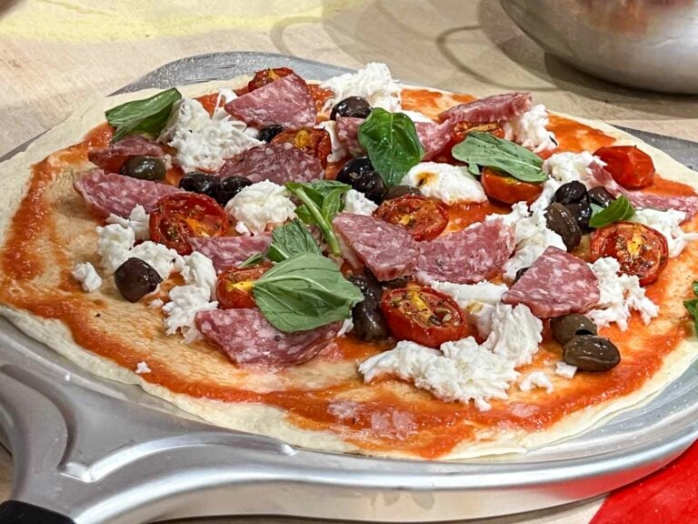 Uncooked Pizza at Rome Pizza Making Class