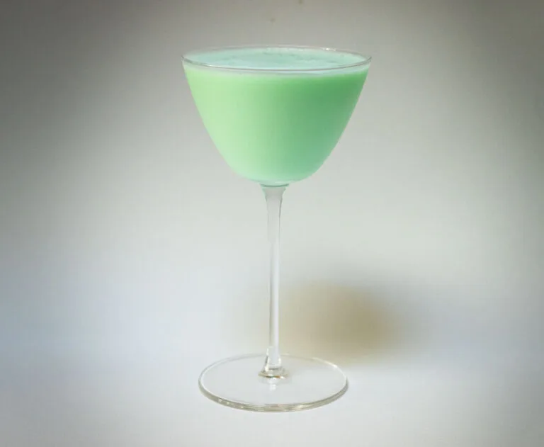 Grasshopper Cocktail with White Background