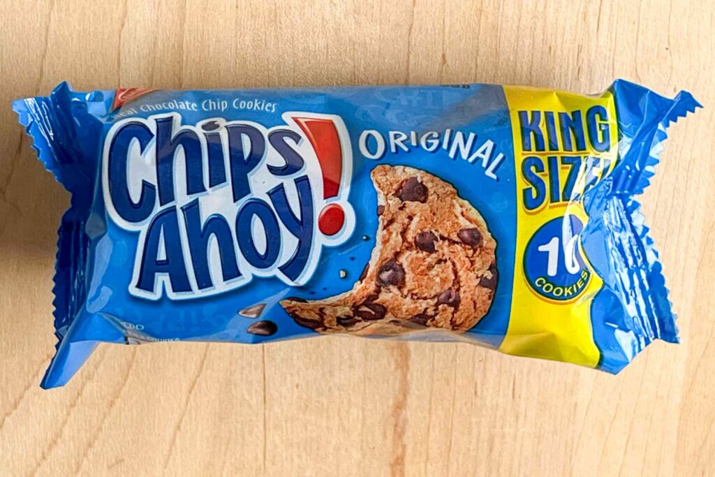 Chips Ahoy Cookies Package
