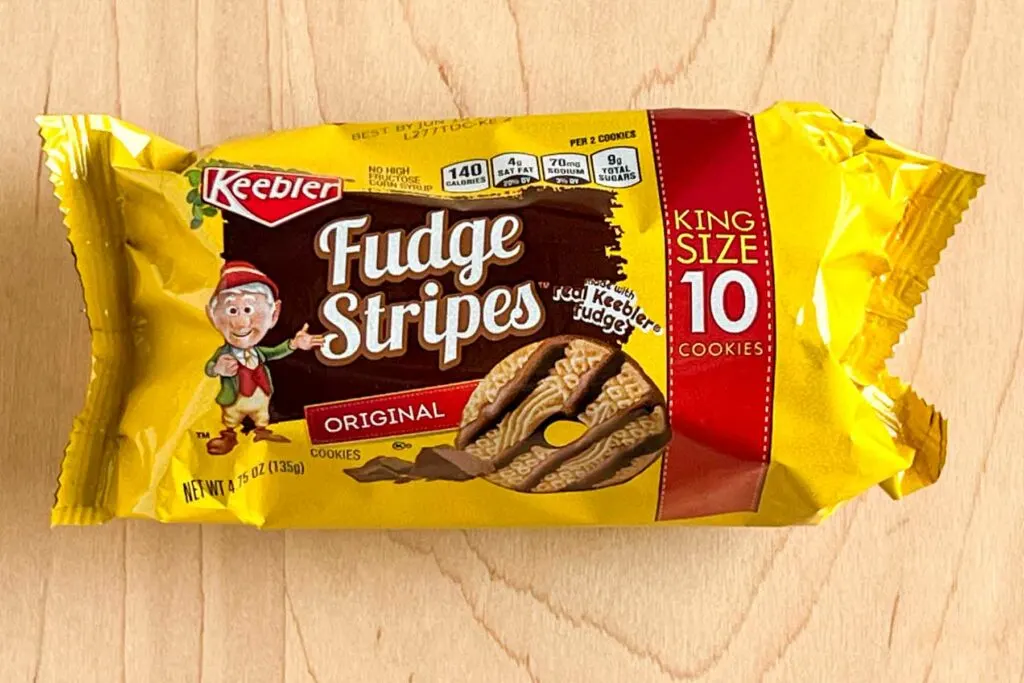 Keebler Fudge Stripes Cookies Package