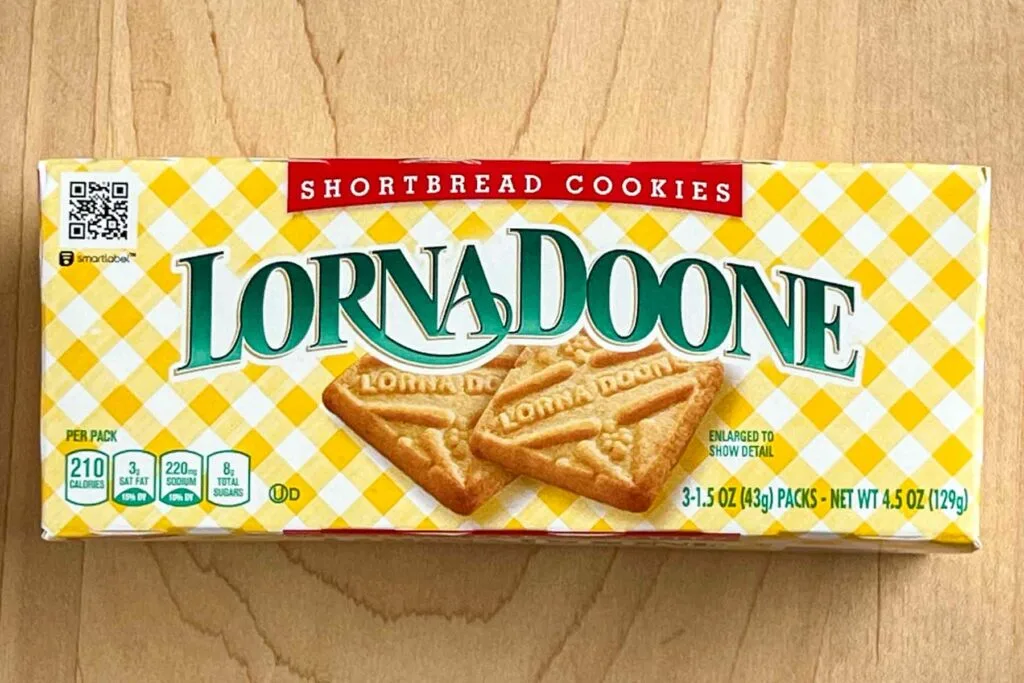 Lorna Doone Shortbread Cookies Package