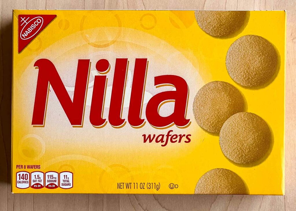 Nilla Wafers Box