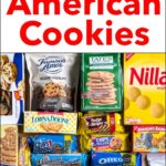 Pinterest image: photo of American cookies with caption reading "Best American Cookies"