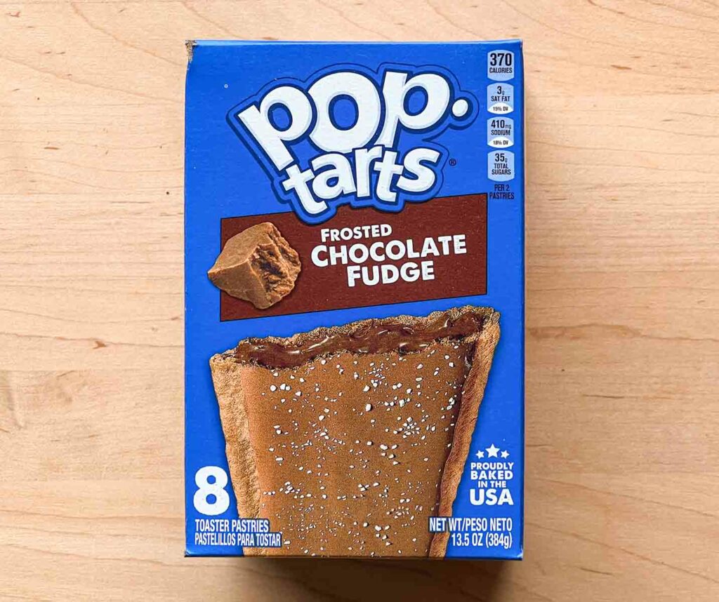Frosted Chocolate Fudge Pop Tarts Box