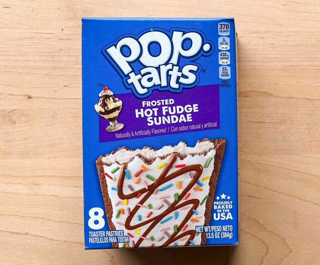 Frosted Hot Fudge Sundae Pop Tarts Box