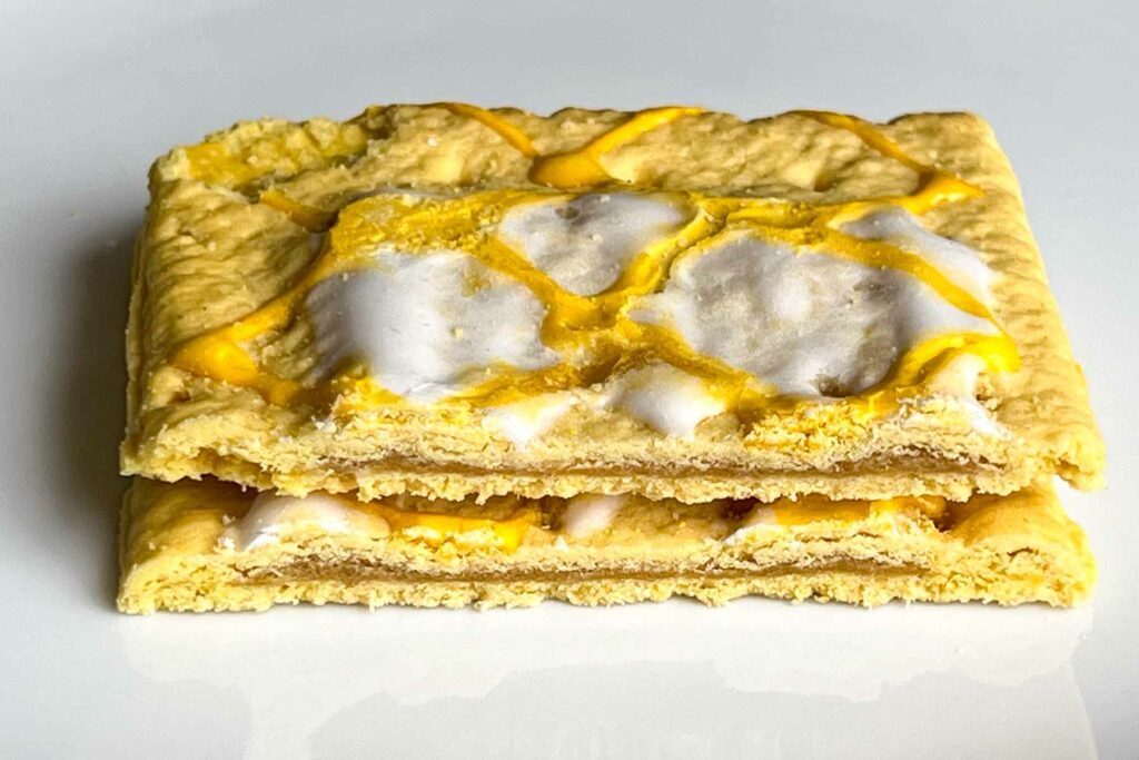 Frosted Maple Pop Tart Cross Section