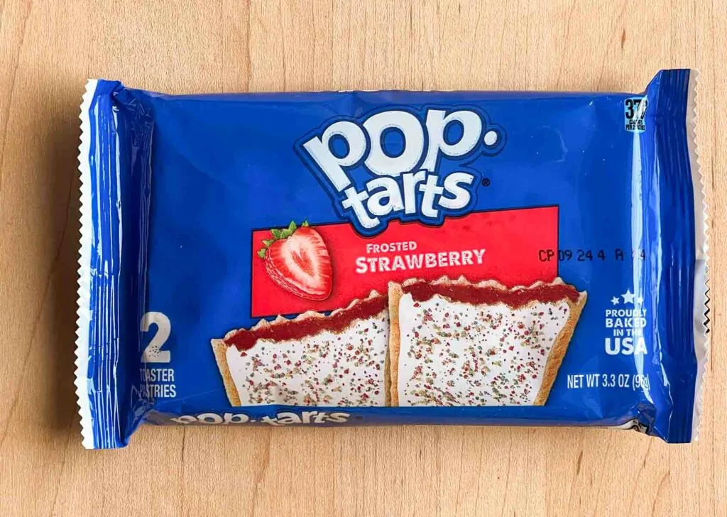 Frosted Strawberry Pop Tarts Package