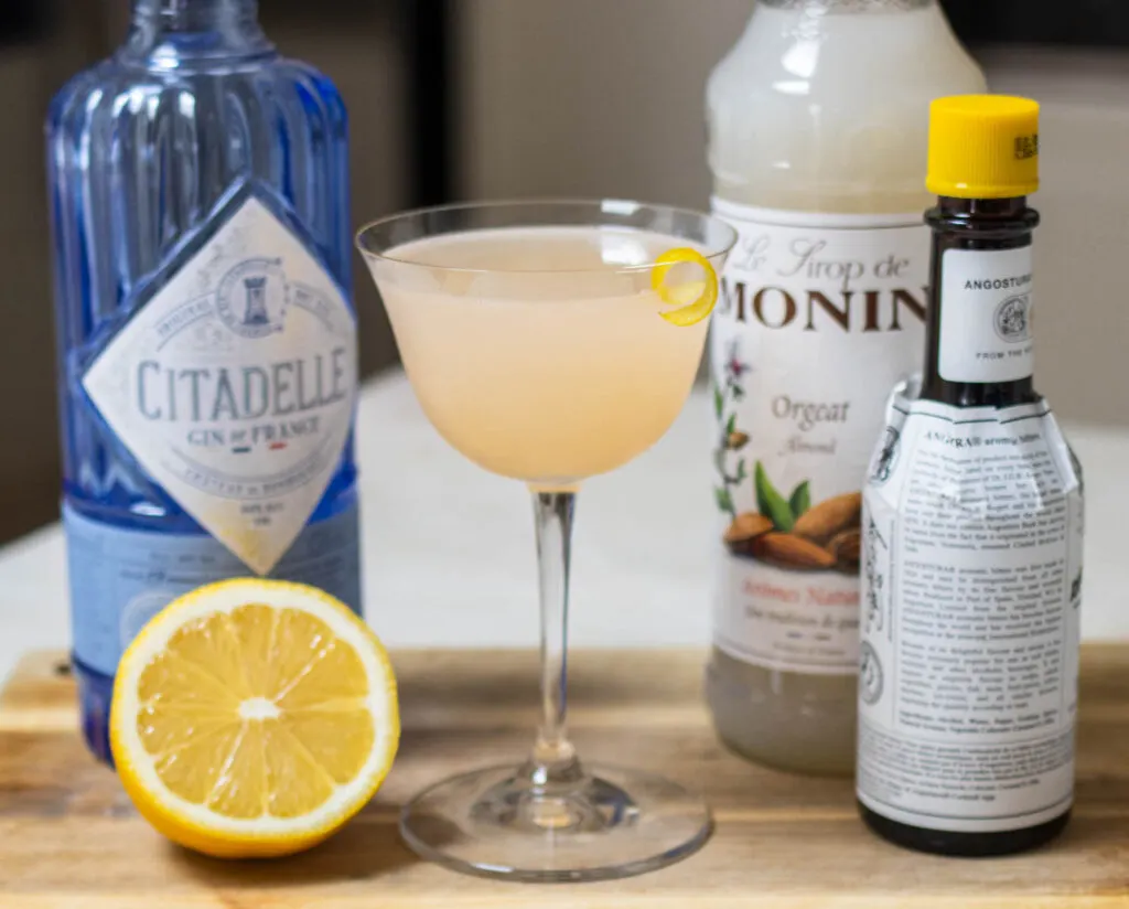 Crafted Army and Navy Cocktail