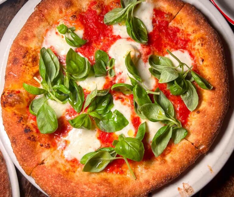 Margarita Pizza at Pizzeria Mozza in Los Angeles