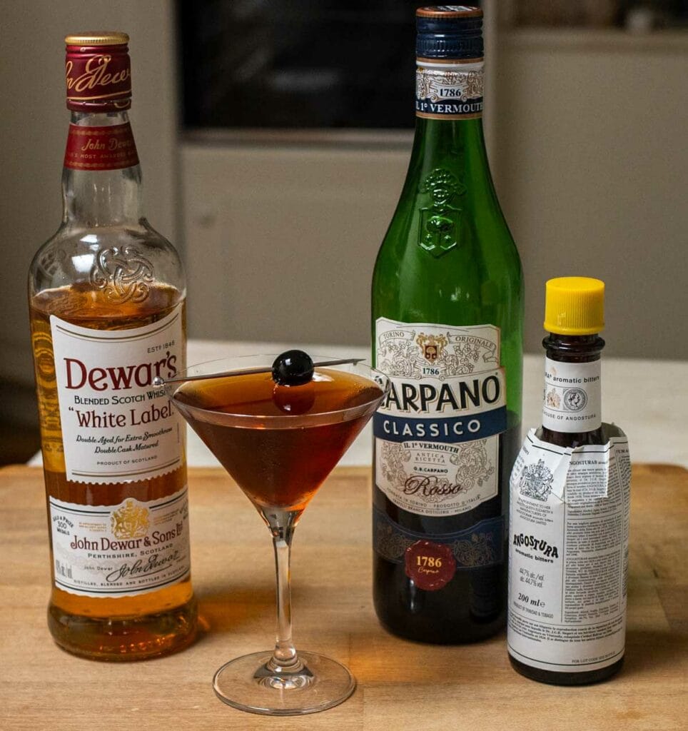 Crafted Rob Roy Cocktail