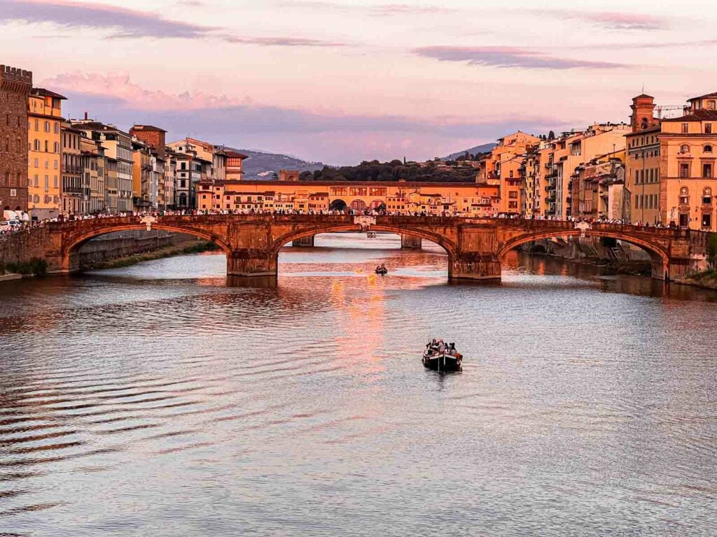 Ponte Vecchio Sunset in Florence