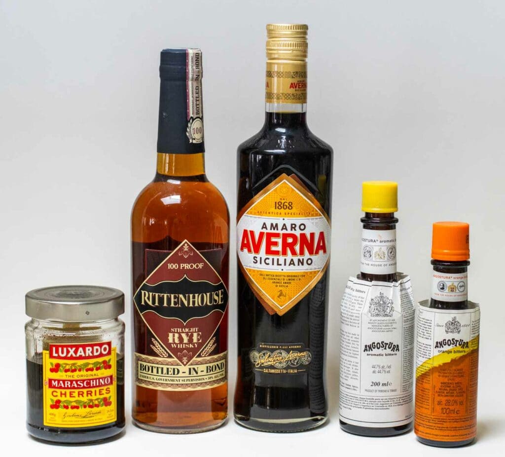 Black Manhattan Ingredients