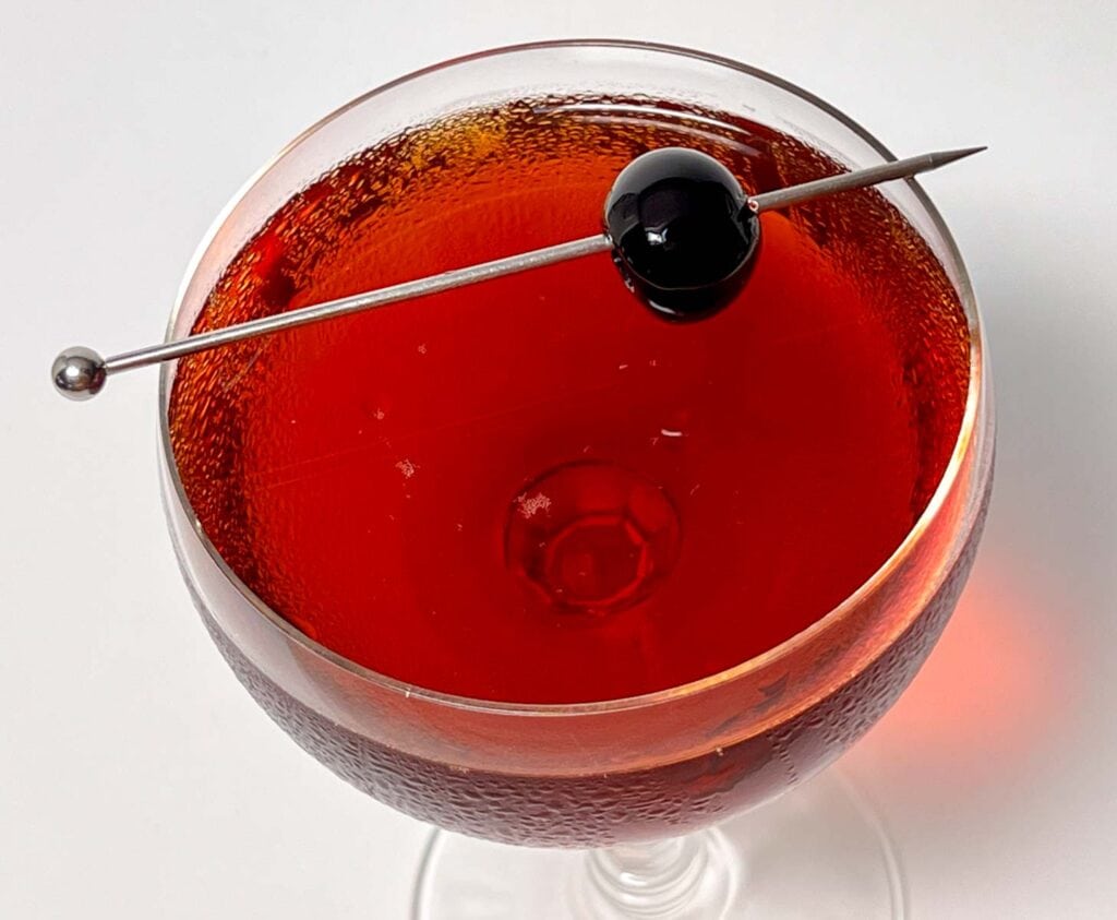 Black Manhattan from Above
