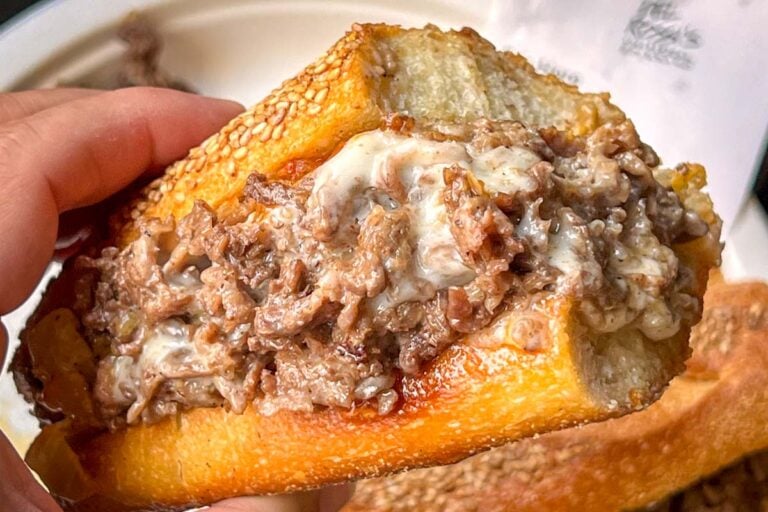 Cheesesteak at Del Rossi Cheesesteak and Pizza Company in Philadelphia
